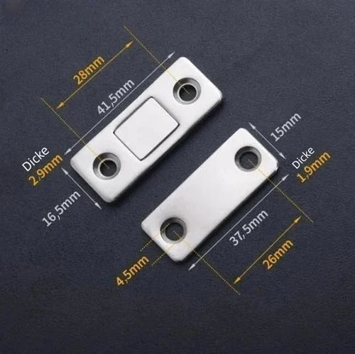 InvisiLock™ - Ultra-thin invisible cabinet door magnets (set of 4)