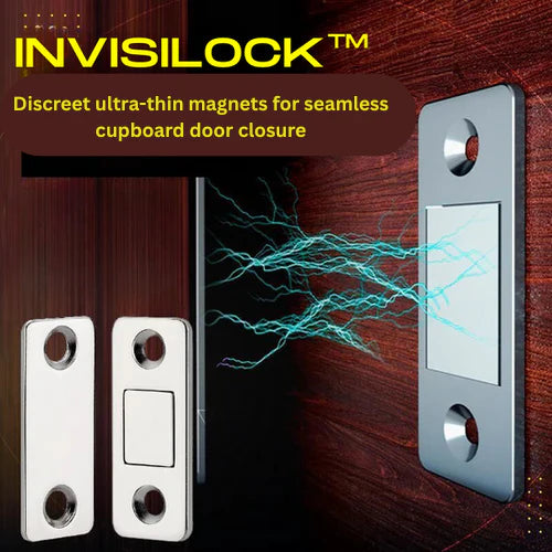 InvisiLock™ - Ultra-thin invisible cabinet door magnets (set of 4)