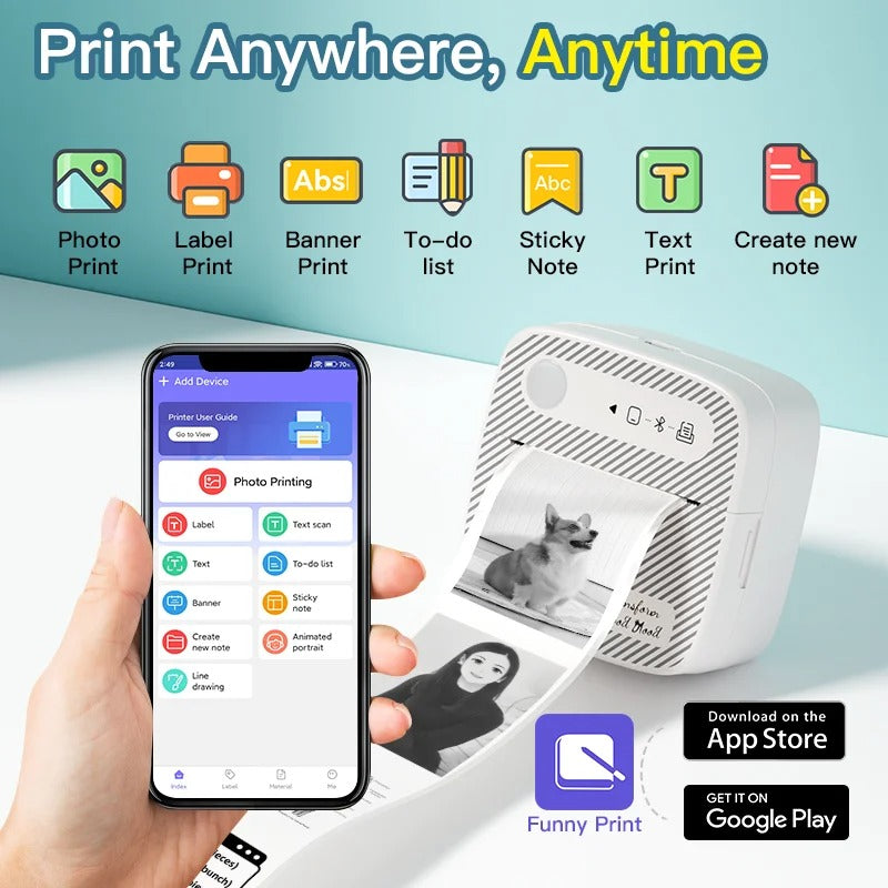 DOLEWA B3 Portable Mini Printer