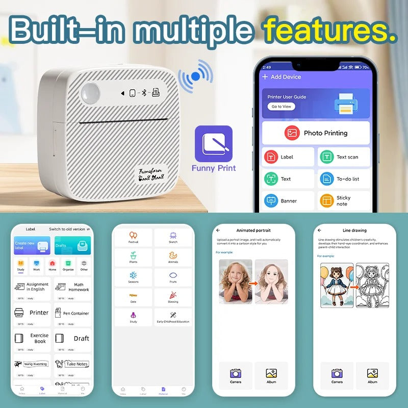 DOLEWA B3 Portable Mini Printer